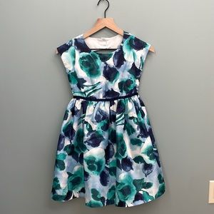 • FLORAL WATERCOLOR DRESS •